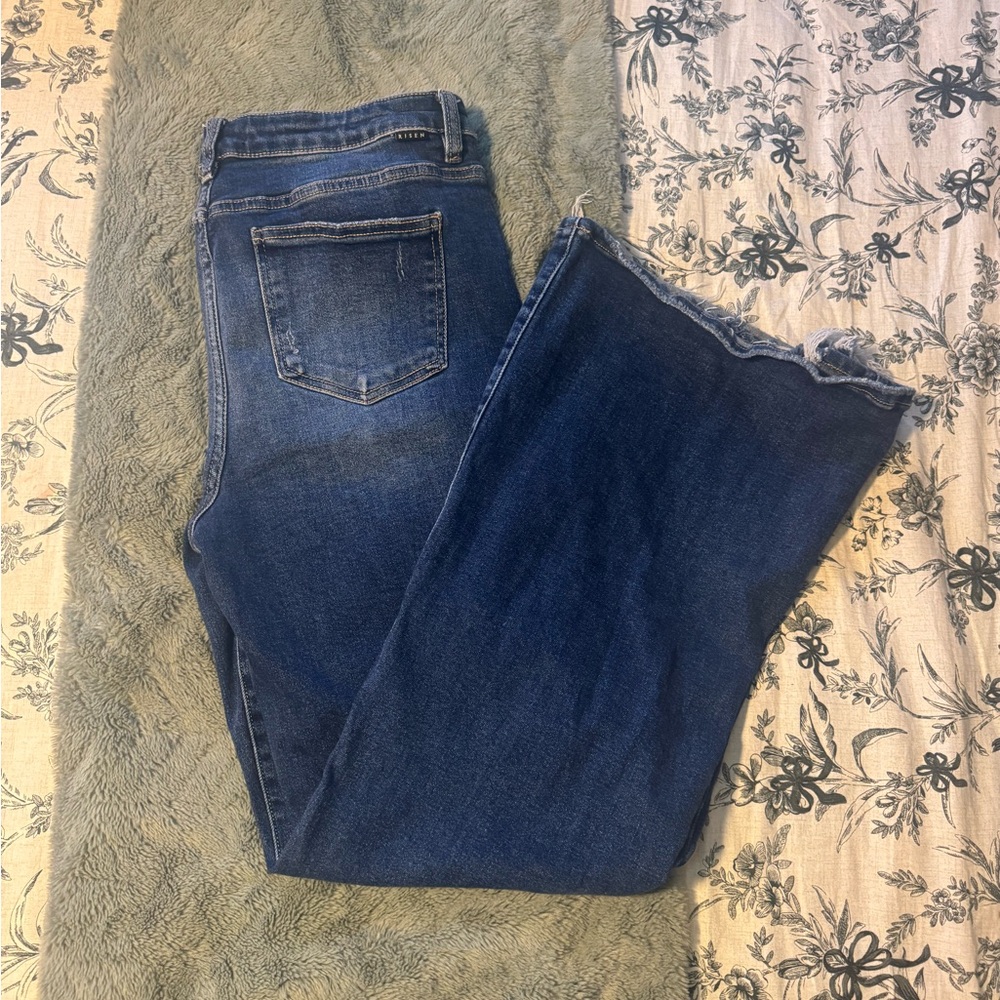 Stylish Indigo Flare Jeans